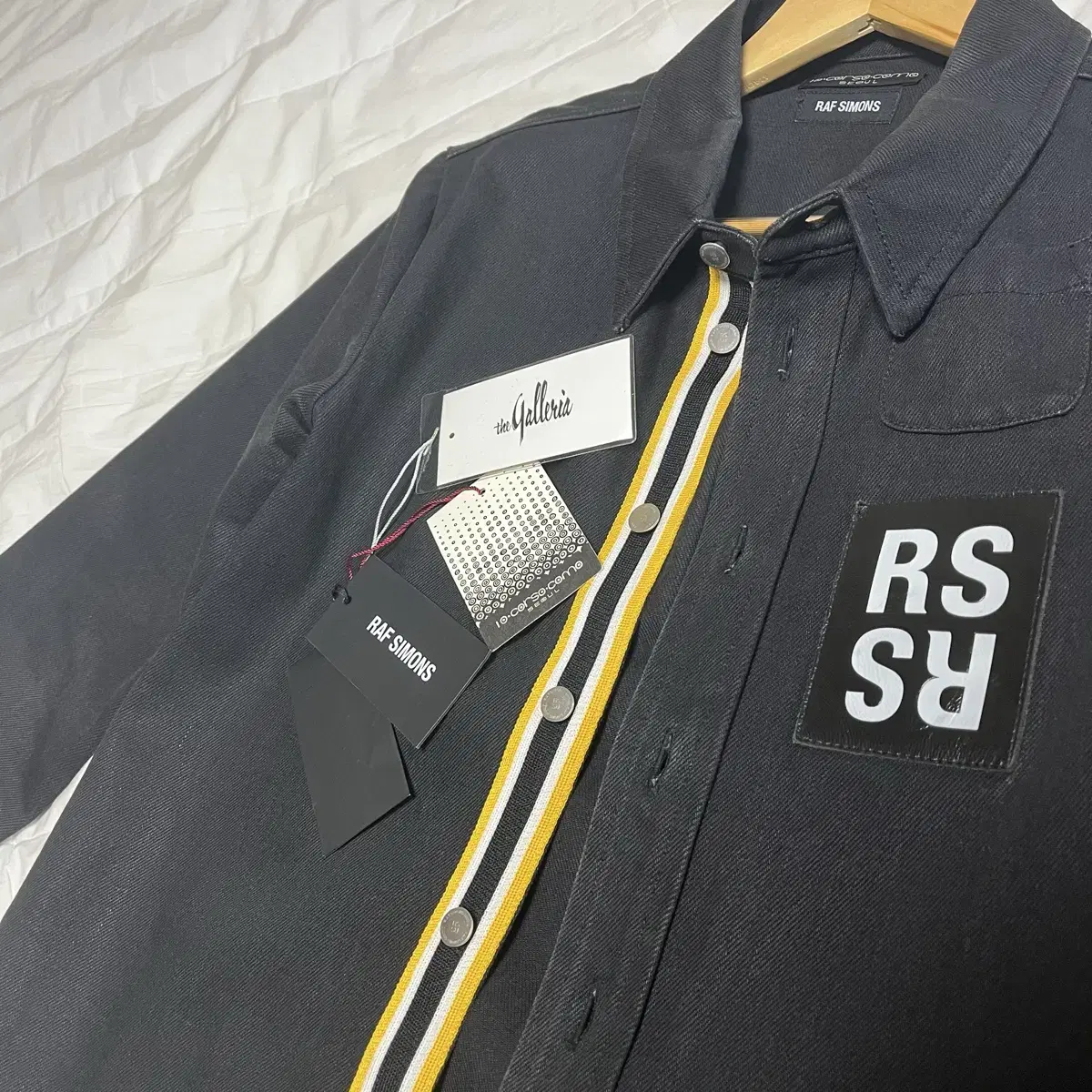 [S] Raf Simons 16fw One-Pocket Shirt Black