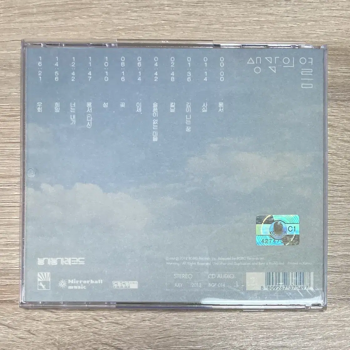 생각의 여름 2집 CD 판매