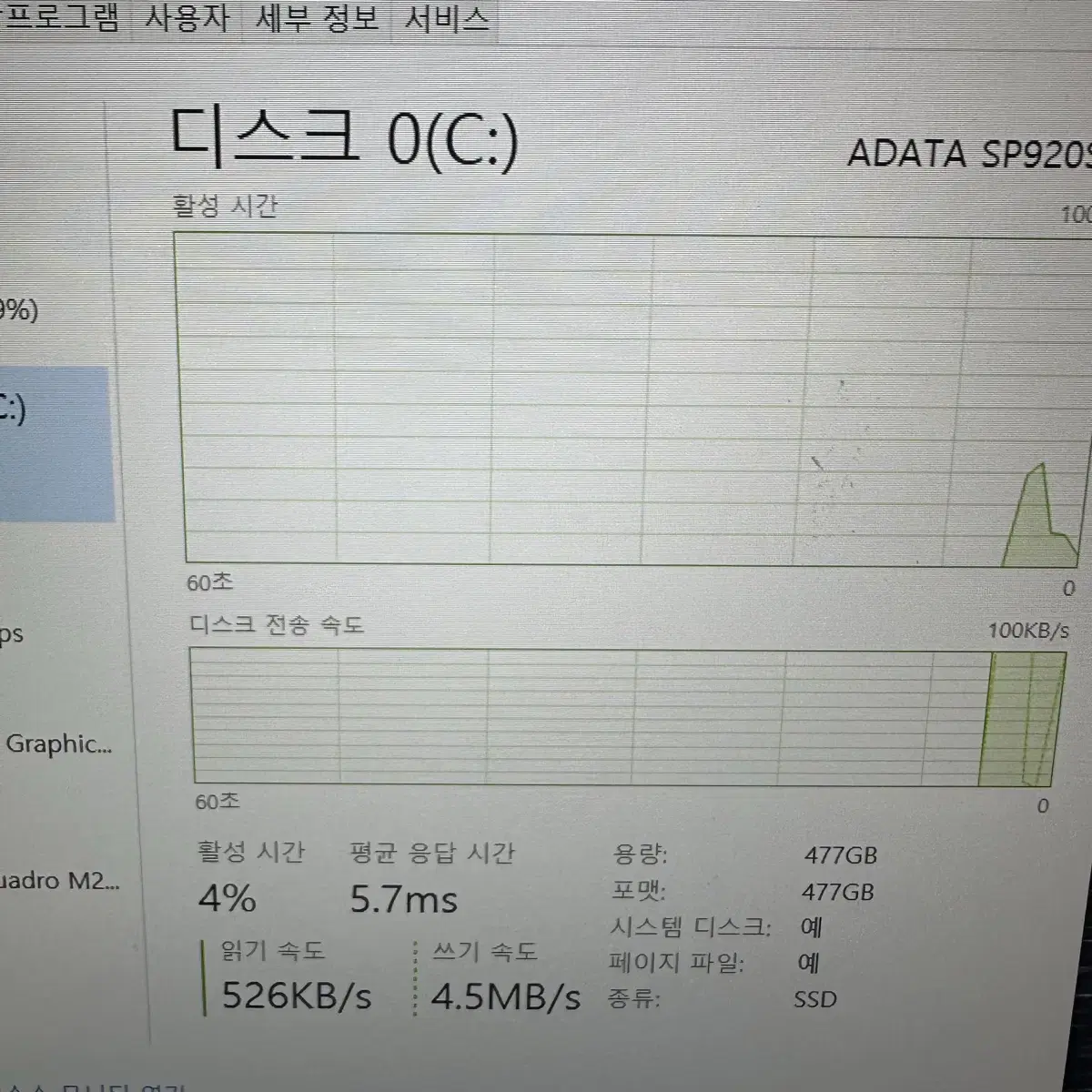 i7 7세대 M2000 512G Hp zbook Z북 15 G4 노트북