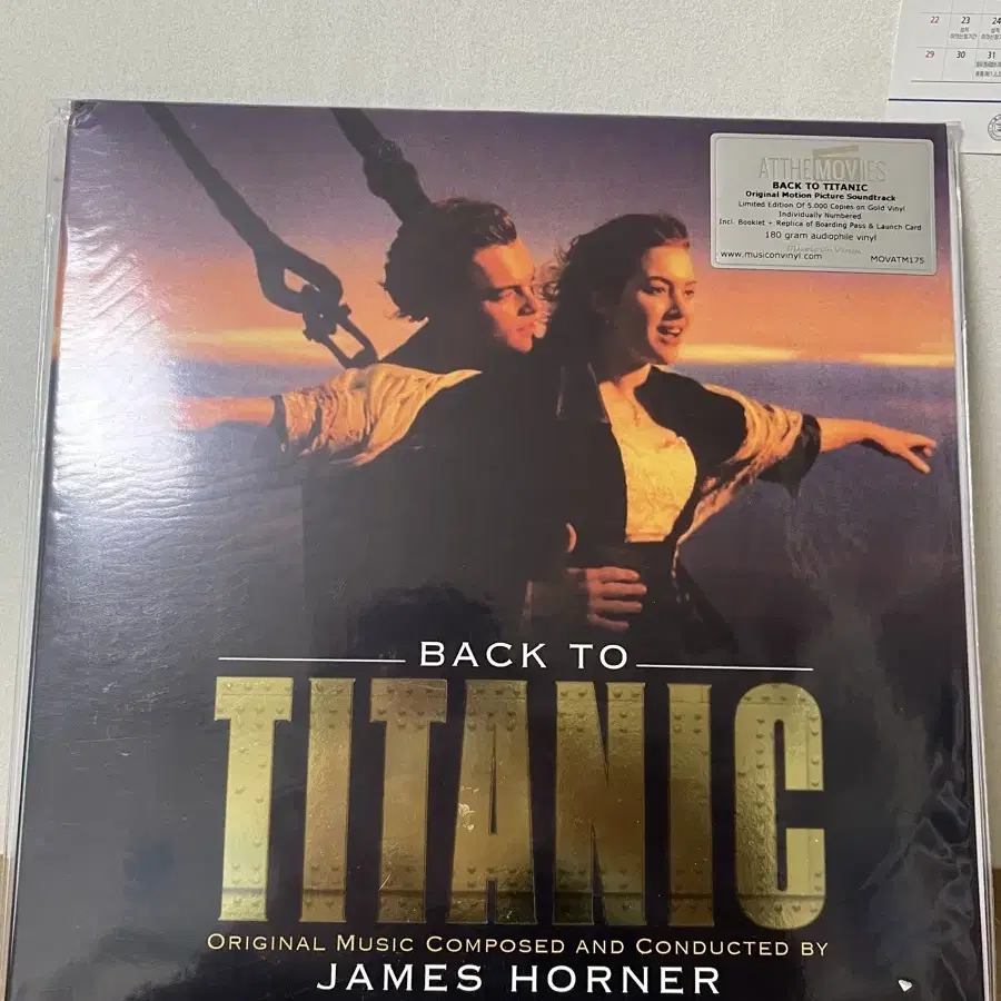 back to titanic 타이타닉 골드 5000장 한정반