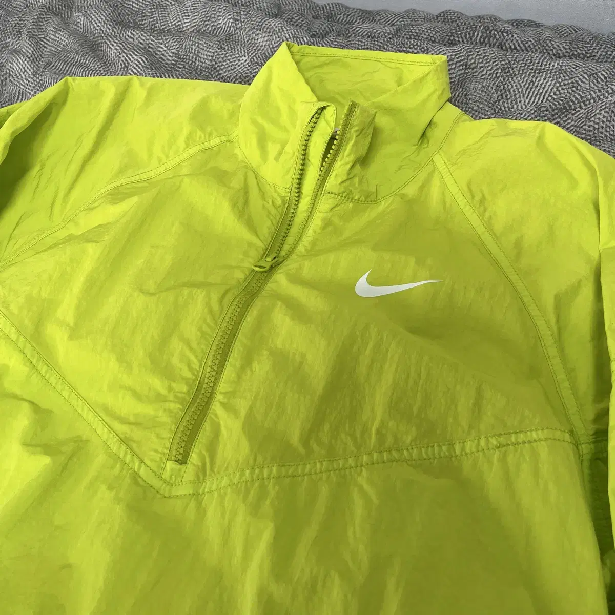 Nike x Stussy Windrunner Jacket Nautical Anorak Fluorescent Half-Zip XS