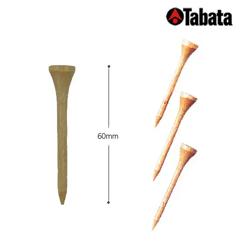 [TABATA GOLF]해외직수입 타바타 나무티/골프티 55mm