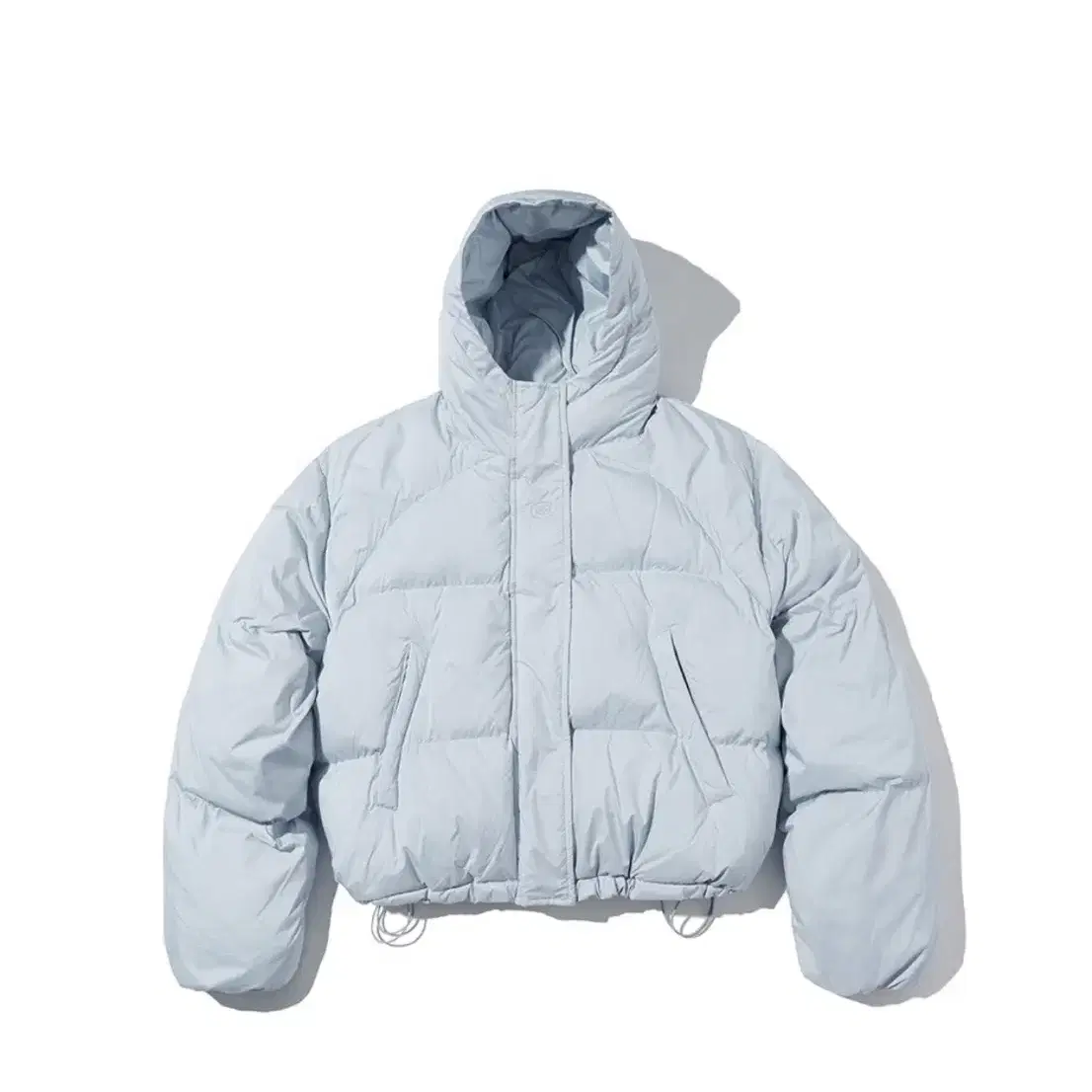 기준 패딩 M사이즈 Arc puffer jacket silver blue