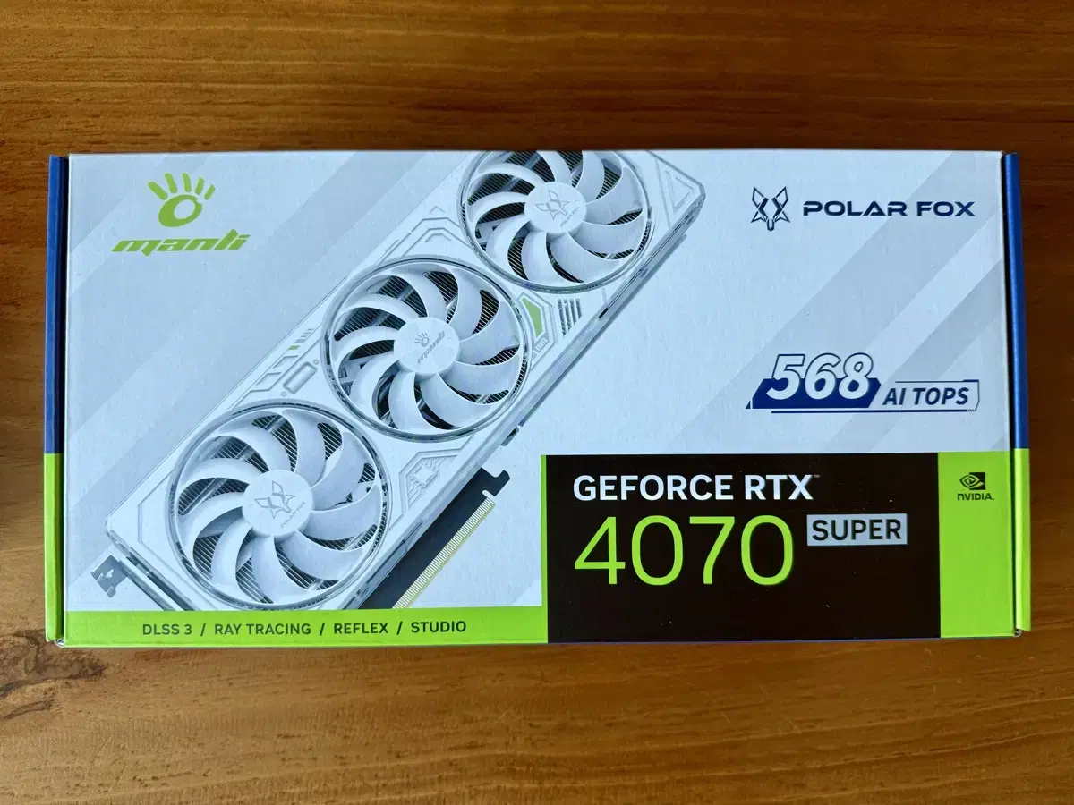 MANLI 지포스 RTX 4070 SUPER 3팬