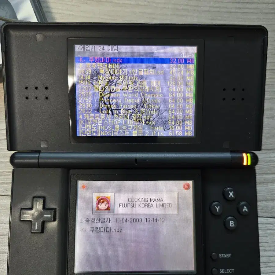 닌텐도 DS lite + 칩 10개 + 충전기 1개 일괄