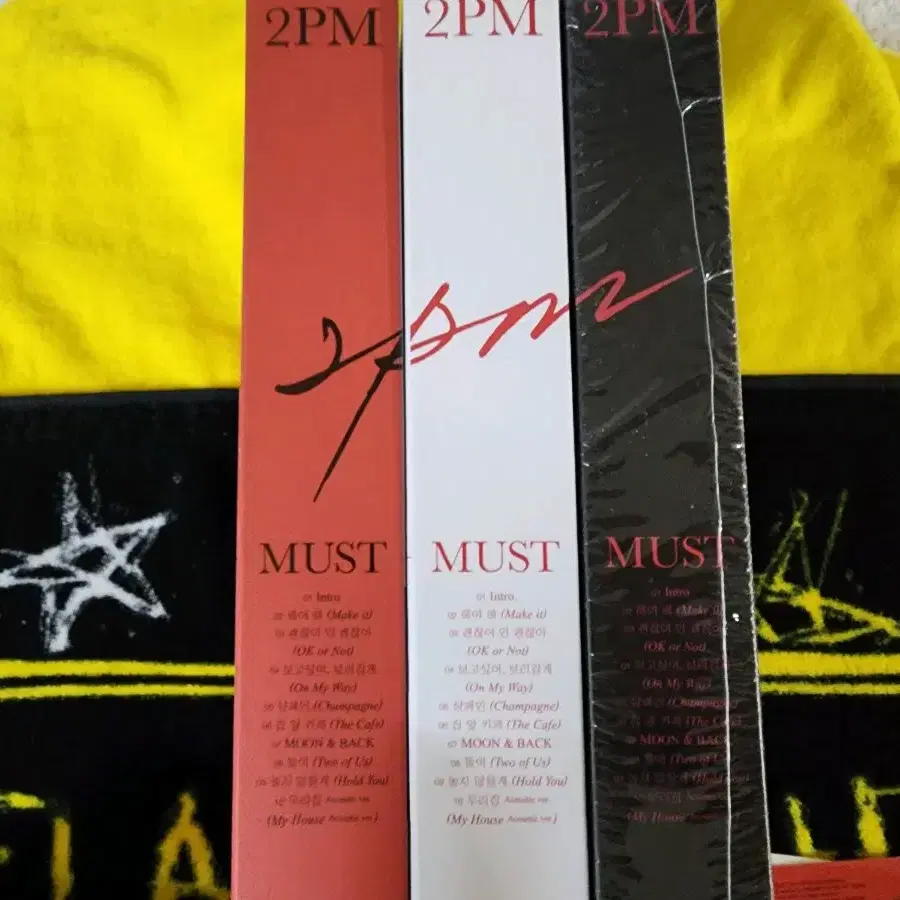 2pm 머스트 must 준호한정반 화이트 블랙 3종 포카일괄