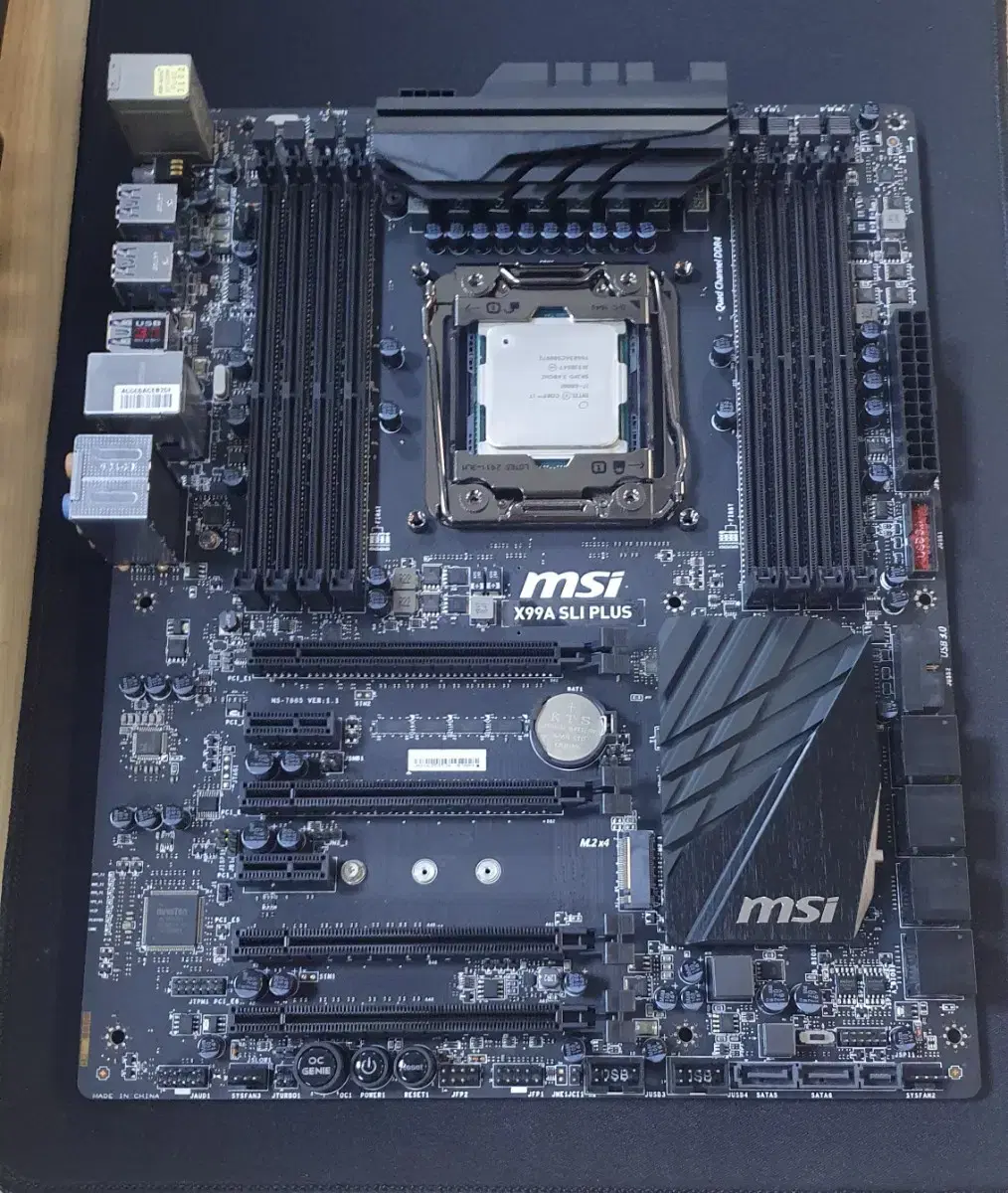 MSI X99A SLI PLUS 메인보드 + i7-6800K 일괄 팔아요