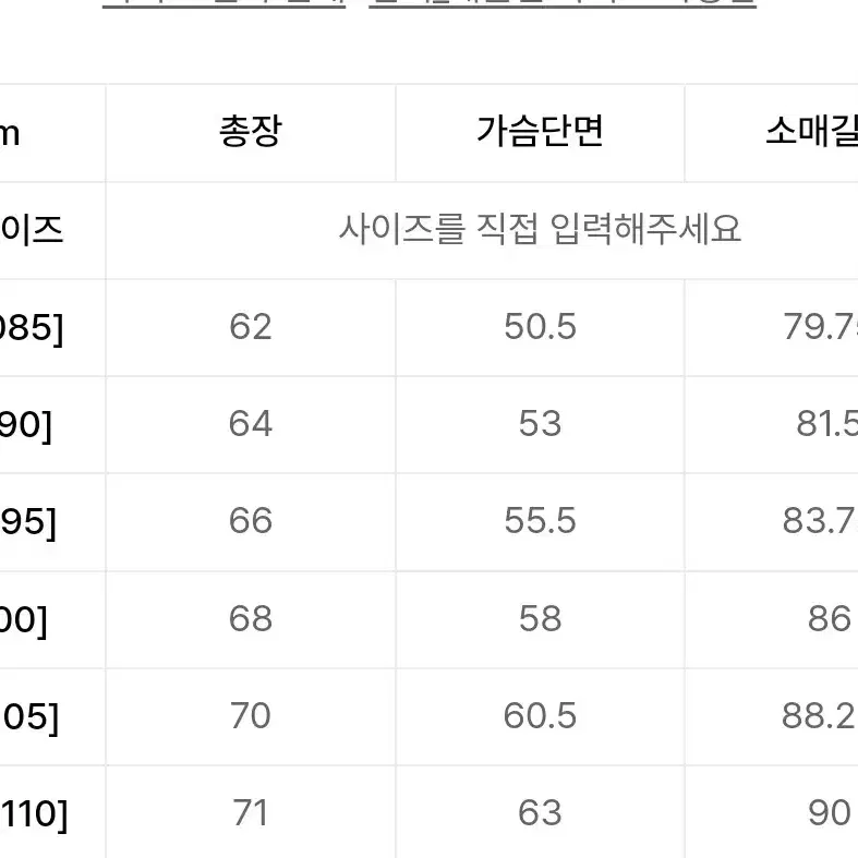 스파오 윈드 브레이커 2xl