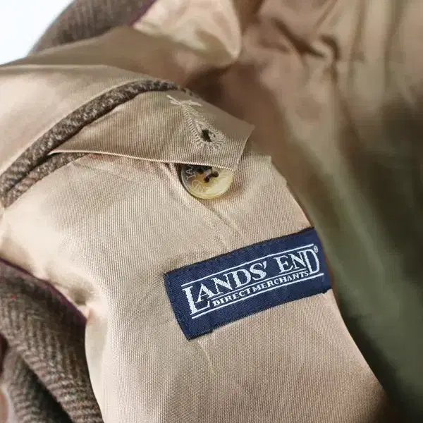 LANDS'END 해링본 울 자켓