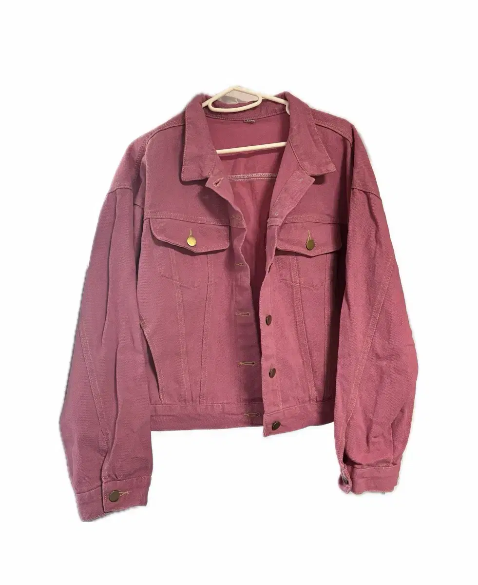 pink jacket cotton jacket cropped jacket outerwear bom jumper