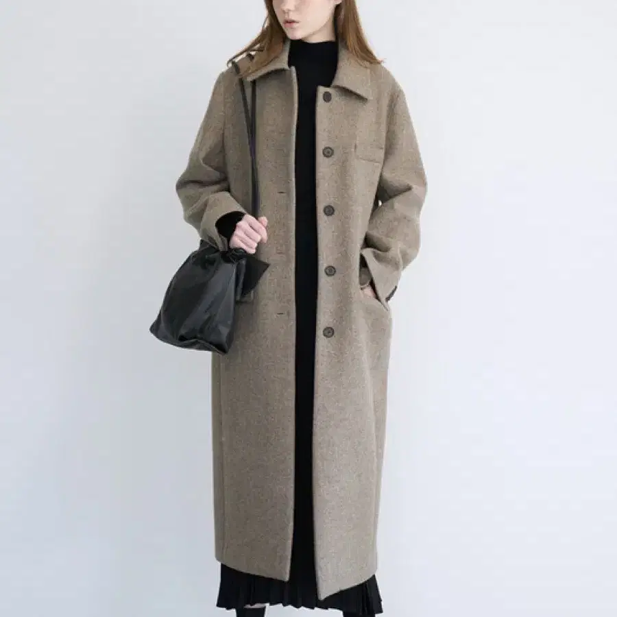 마론에디션 winter suit coat (멜란지 베이지색/차정원코트)