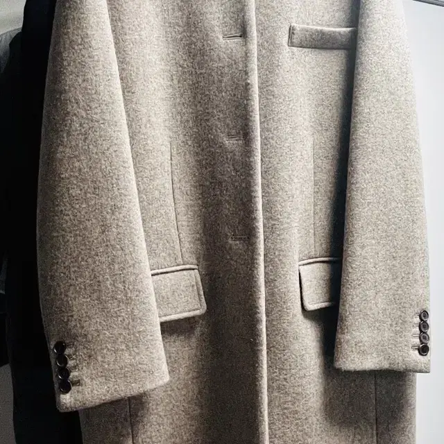 마론에디션 winter suit coat (멜란지 베이지색/차정원코트)