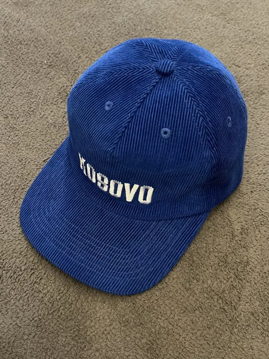 Kosovo (KOSOVO) Corduroy Navy Cap