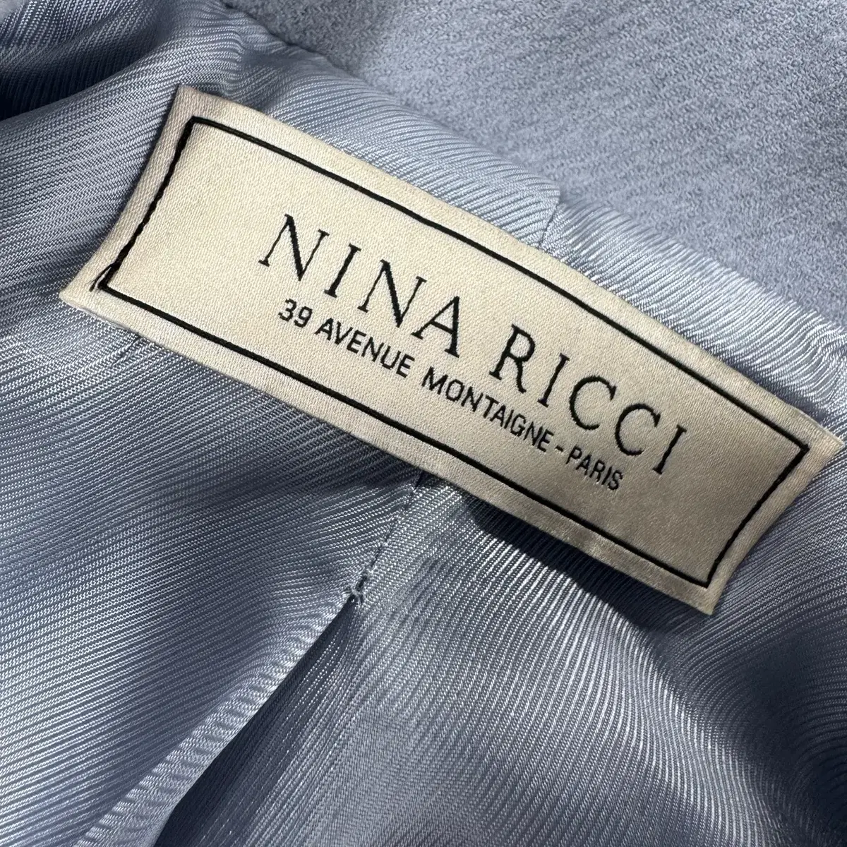 니나리치 NINA RICCI 라나 울 싱글 롱 코트