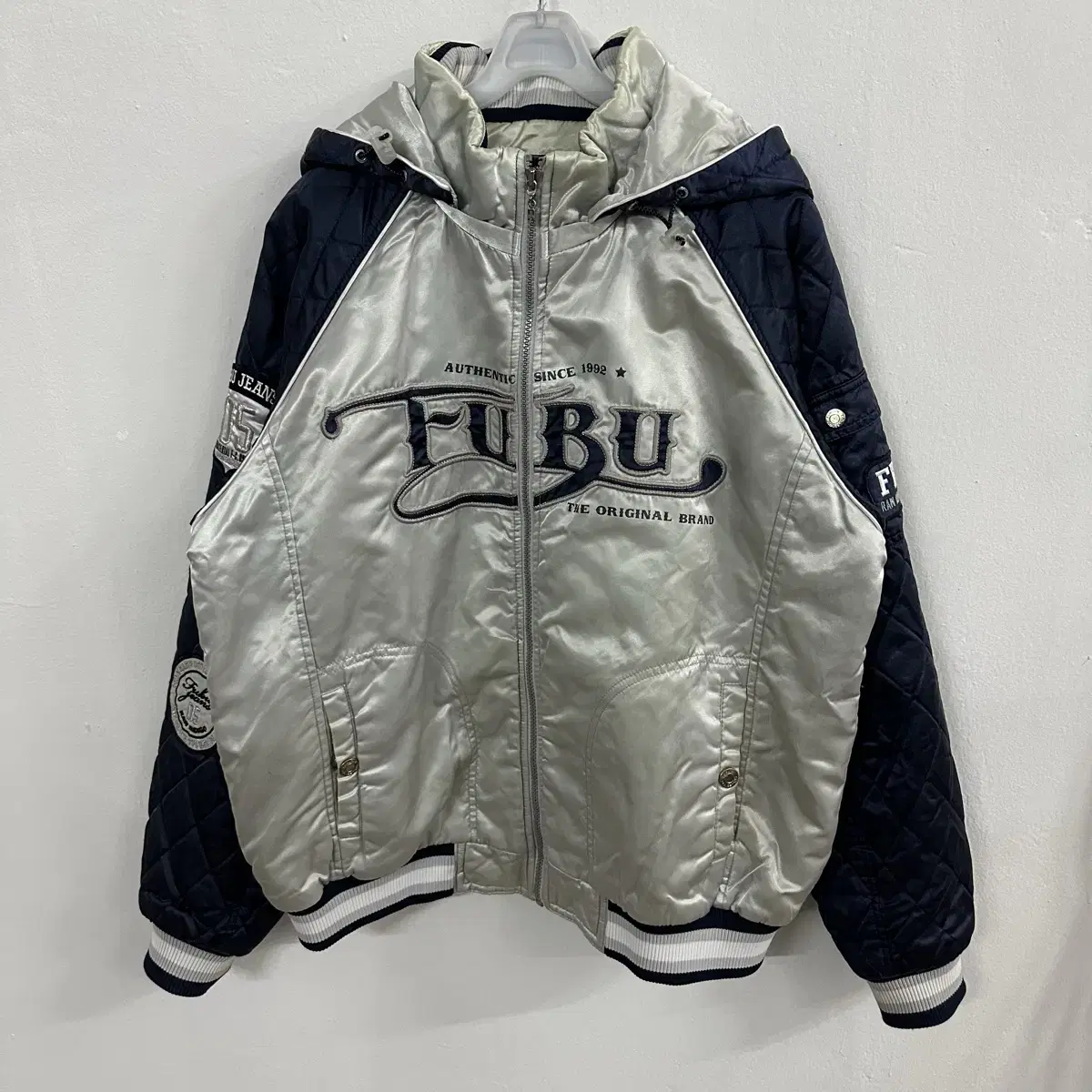 (L) FUBU 푸부 후부 올드스쿨 바시티 자켓