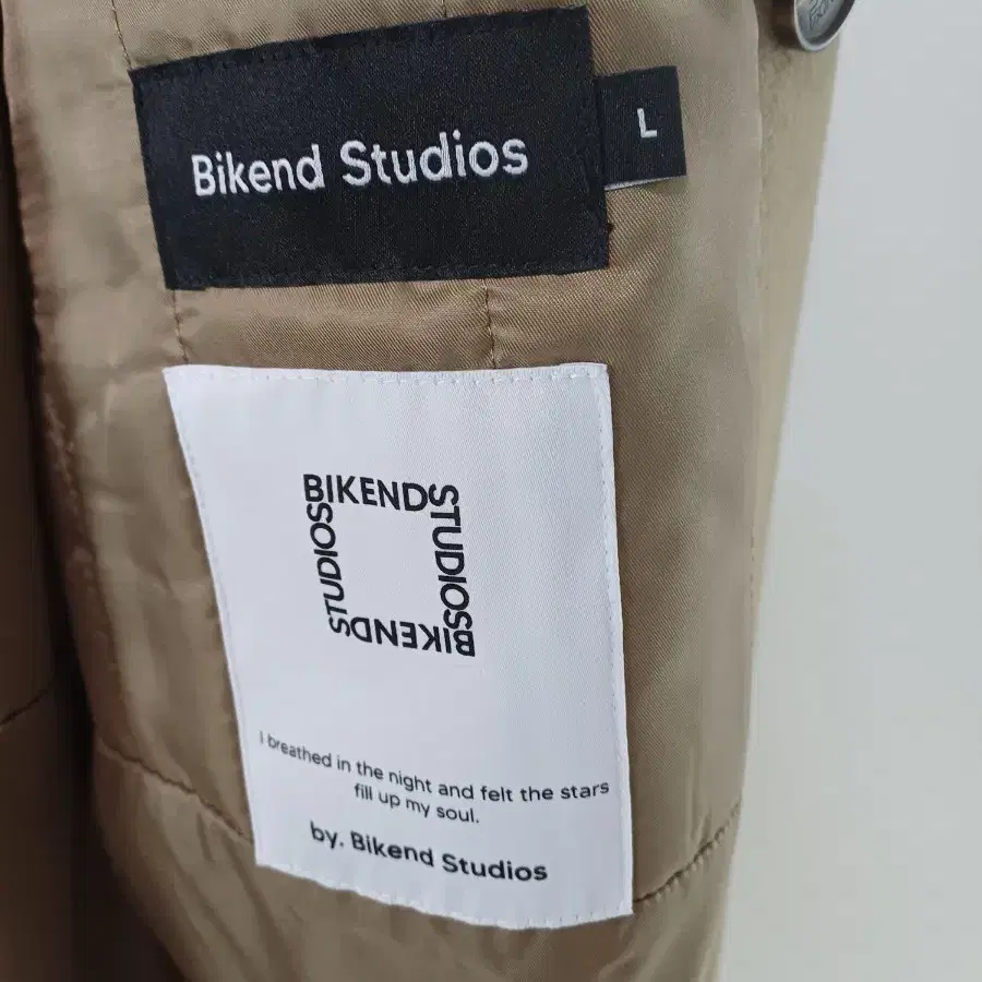 남성 Bikend studios 더블 모직 롱코트(105)