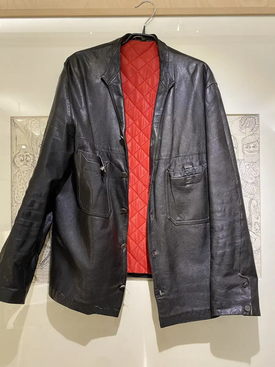 vintage leather jacket 빈티지 가죽 자켓