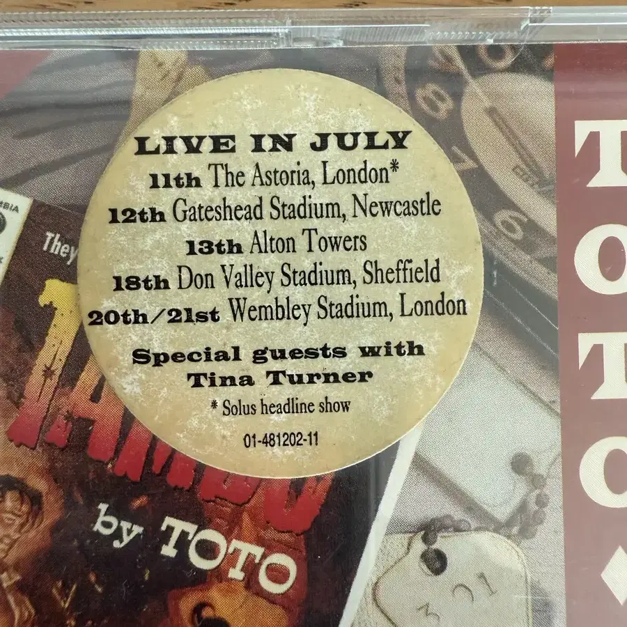 수입} Toto Live In July 2CD