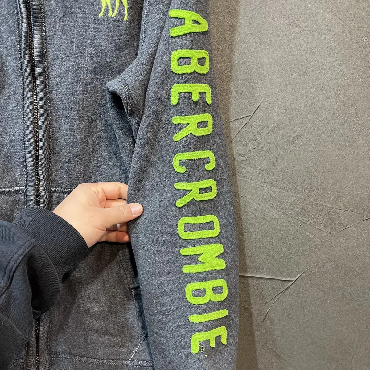 [L] ABERCROMBIE 아베크롬비 Y2K 빈티지 후드집업