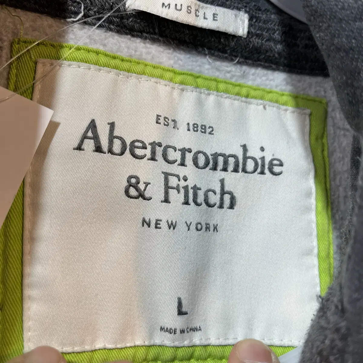 [L] ABERCROMBIE 아베크롬비 Y2K 빈티지 후드집업