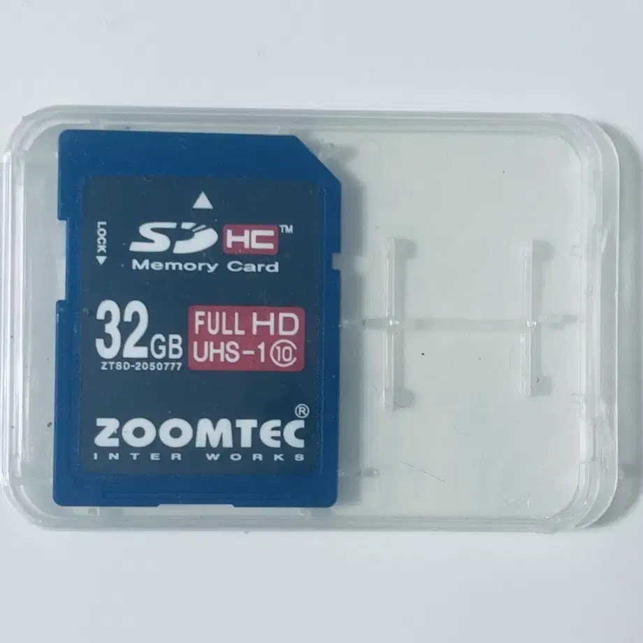 ZOOMTEC(줌텍) SD 32GB 600X Full-HD 메모리카드