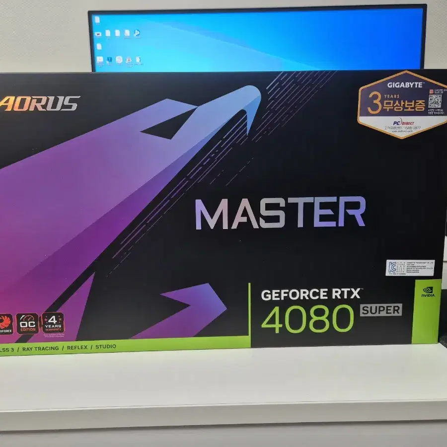 GIGABYTE AORUS 지포스 RTX 4080 SUPER MASTER