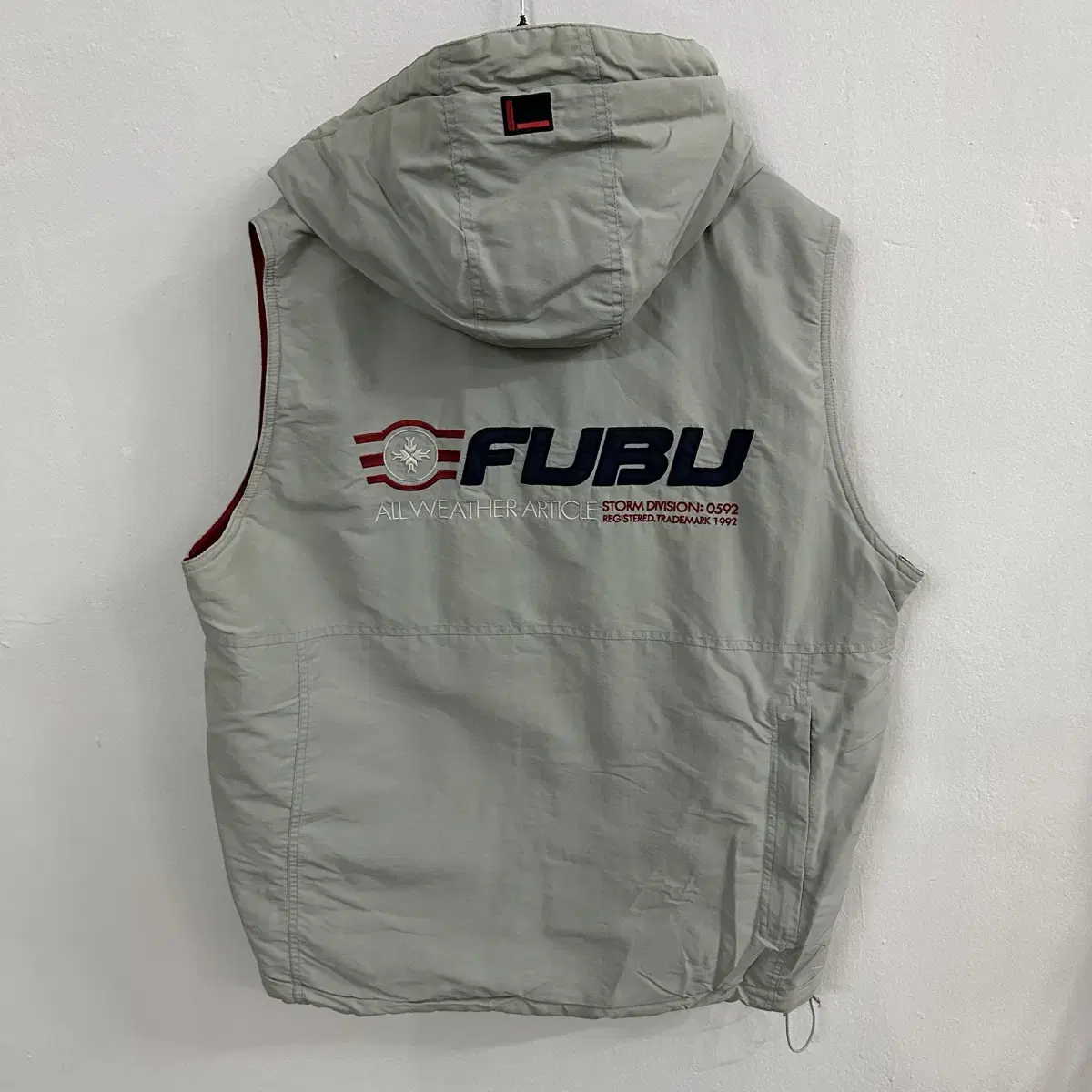 (L) FUBU 푸부 올드스쿨 조끼 패딩