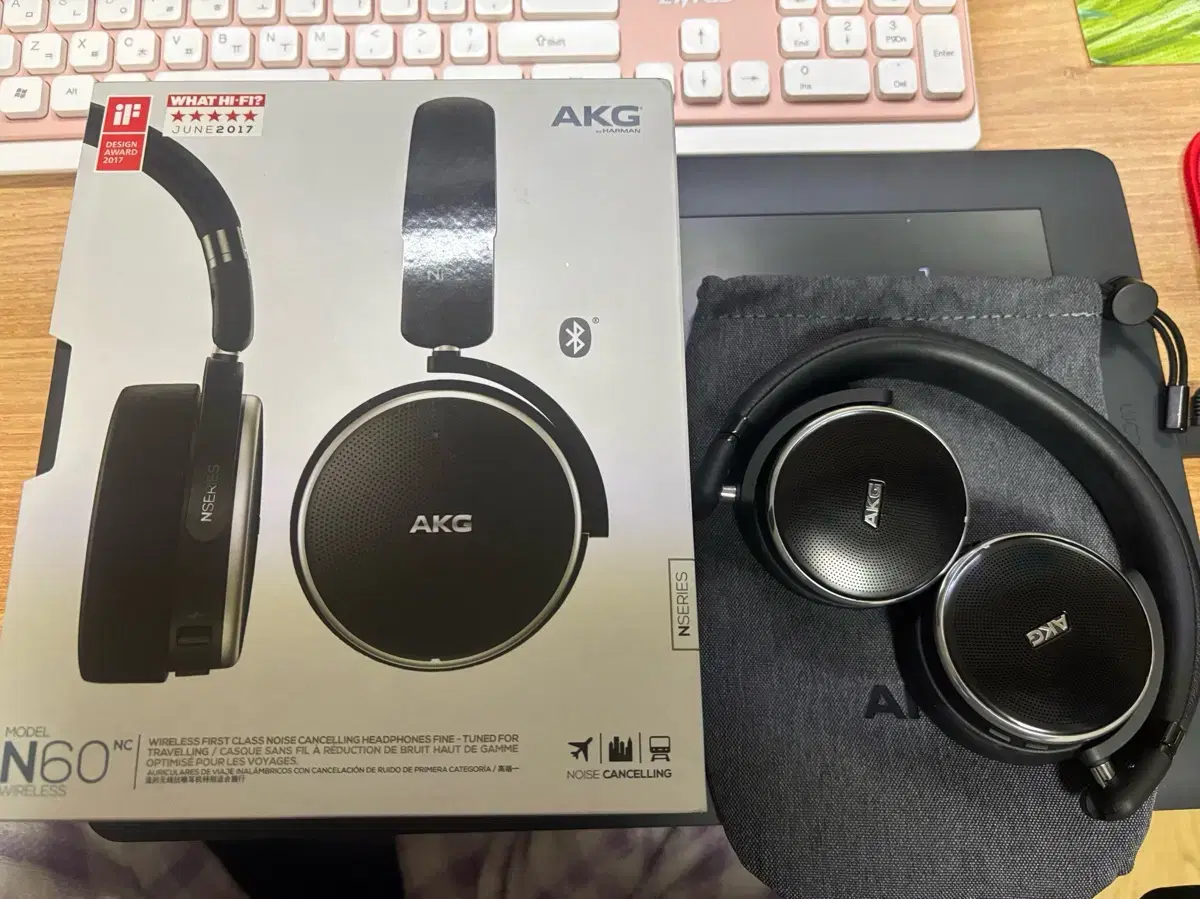 AKG N60NC 블루투스 노이즈캔슬링 헤드폰