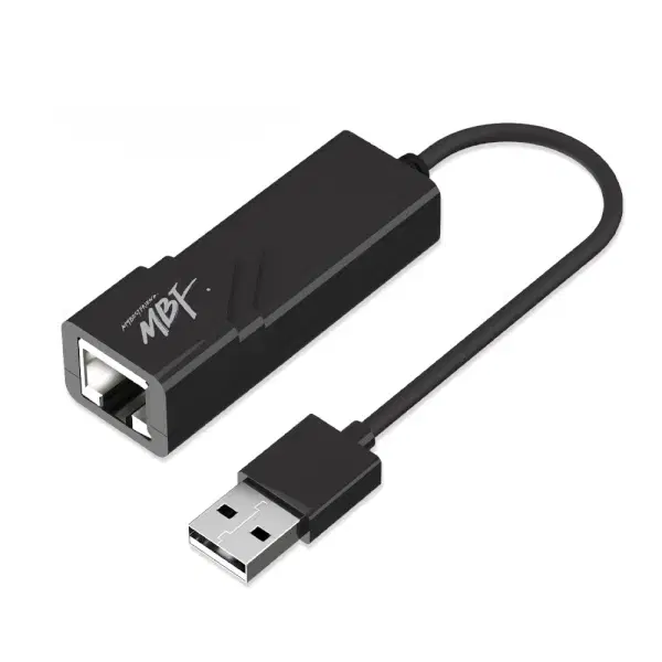 노트북 USB2.0 100메가 유선 랜카드 블랙