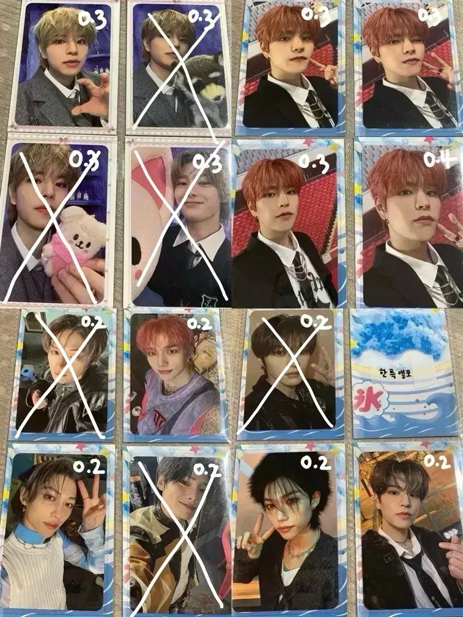 skz unreleased photocard alpo photocard photocard bang chan rino changbin hyunjin felix seungmin i.n.