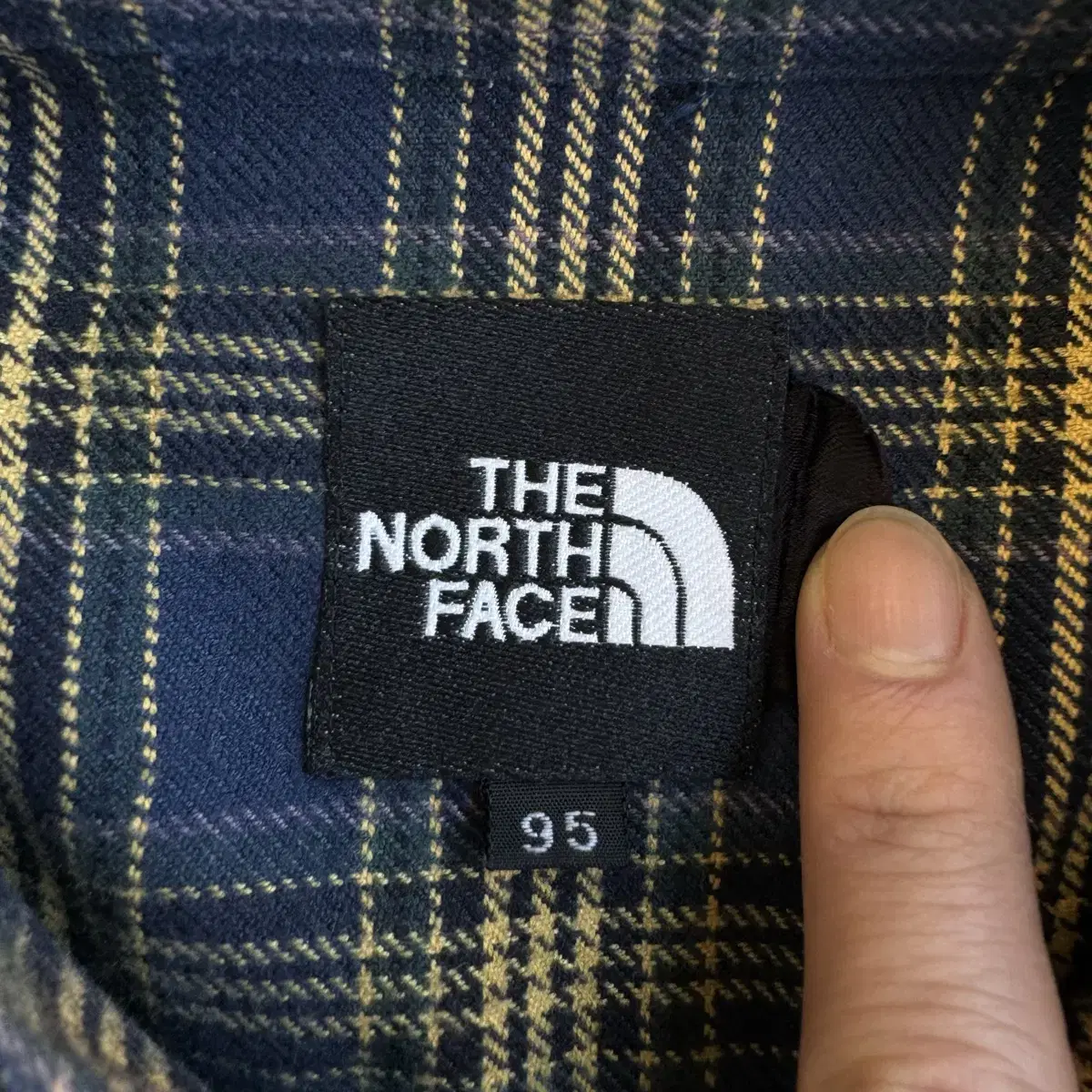 North Face  노스페이스 90,s 울 체크 포켓 셔츠