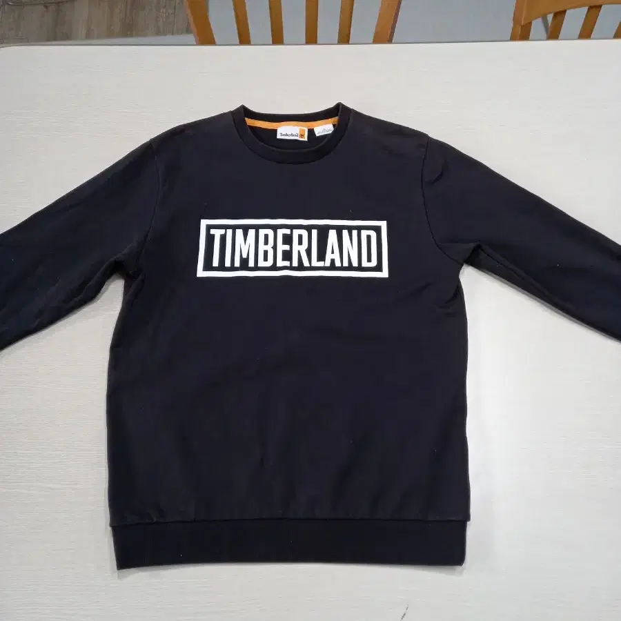 L100 Timberland 면 맨투맨 블랙 L-546