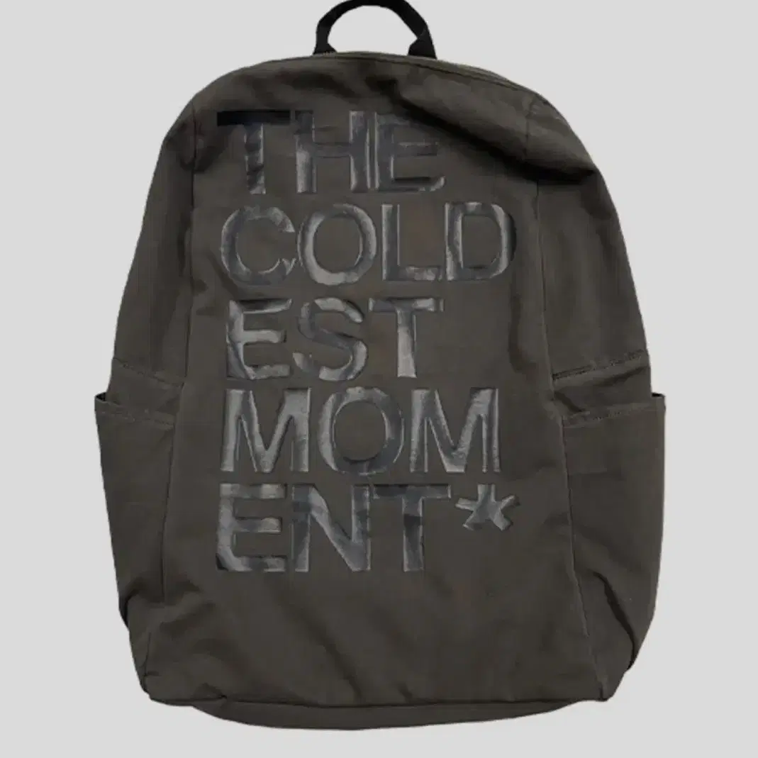 더콜디스트모먼트 브라운 백팩 TCM logo backpack