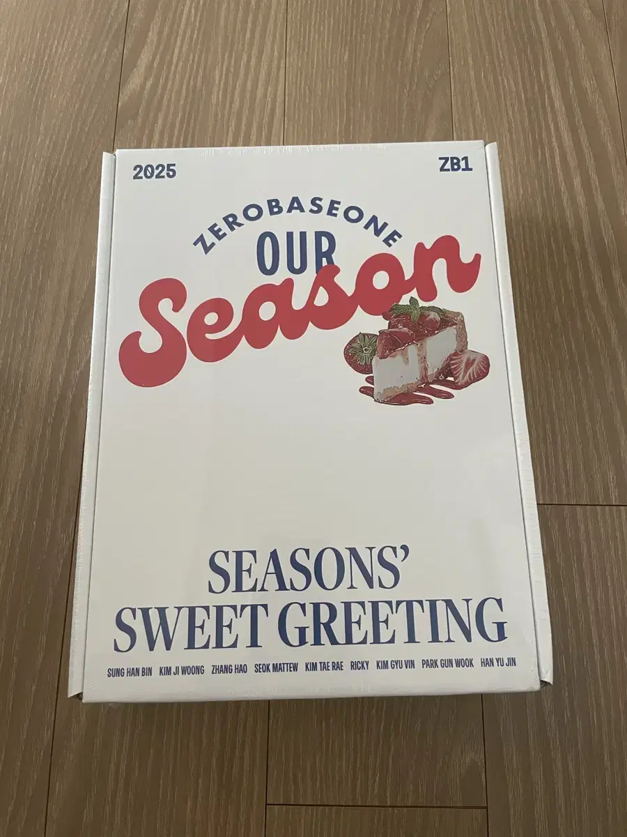 ZB1 seasons greetings season's greetings 2025 sealed wts Calendar