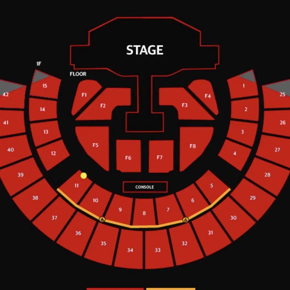 베몬 콘서트 11구역 1열 원가 양도