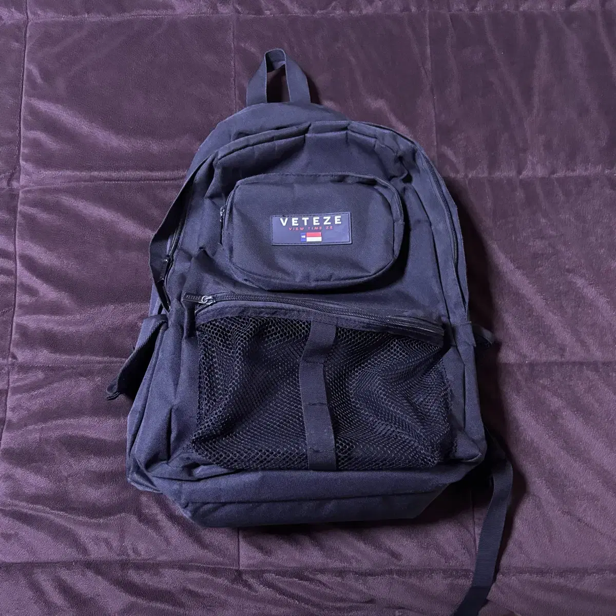 베테제 레트로 스포츠 백팩 Retro sport bag black