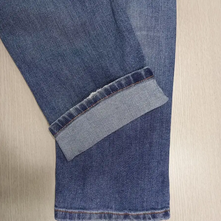 34 ZARA JEANS 워싱 스판 슬림일자진 34-430