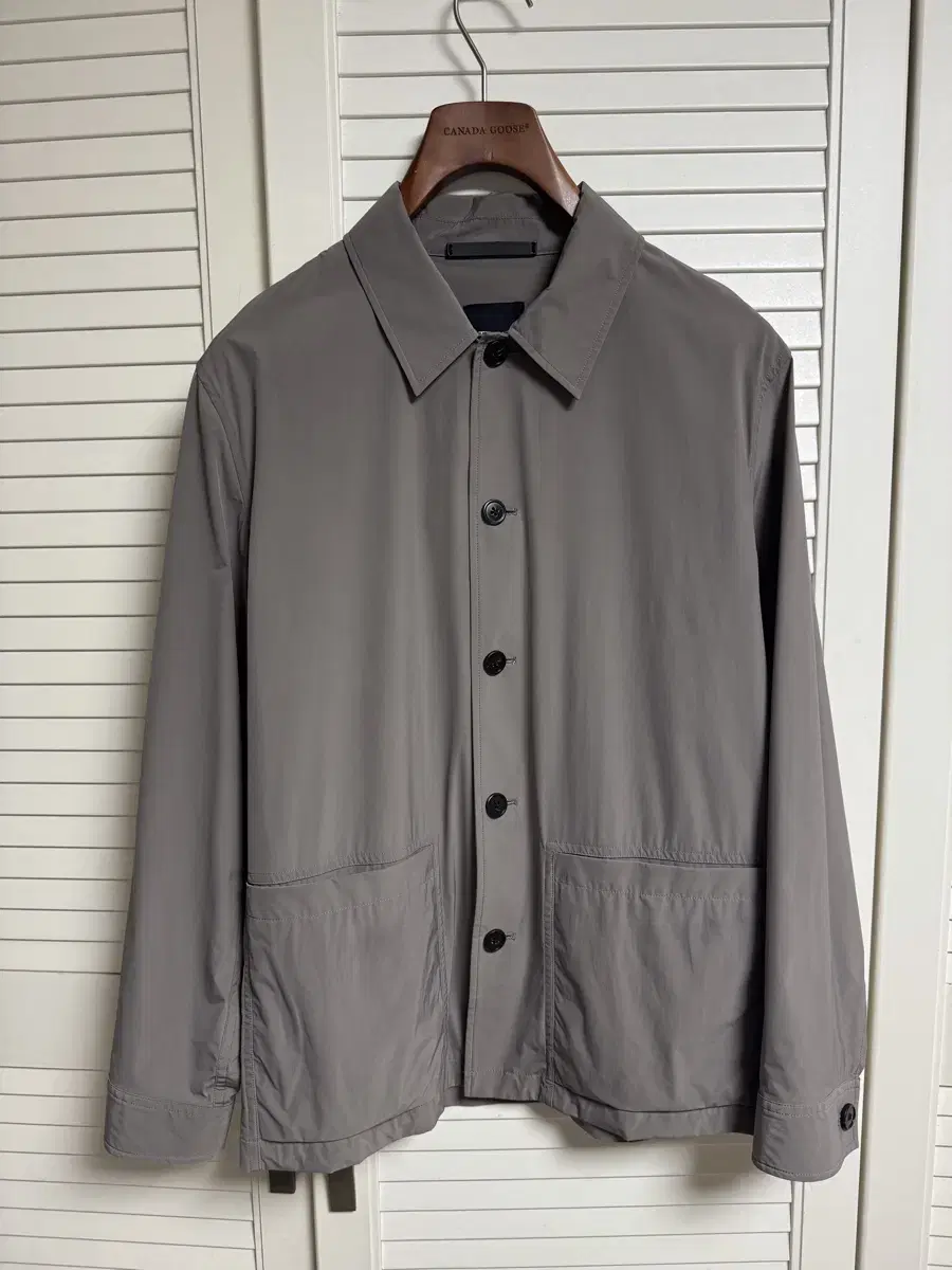 22SS Terry Paper Nylon Jacket Overshirt M 95~100 Department Store Edition