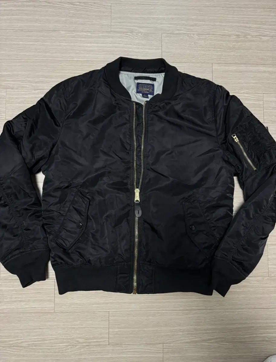알파인더스트리 ma-1 블랙 L, XL