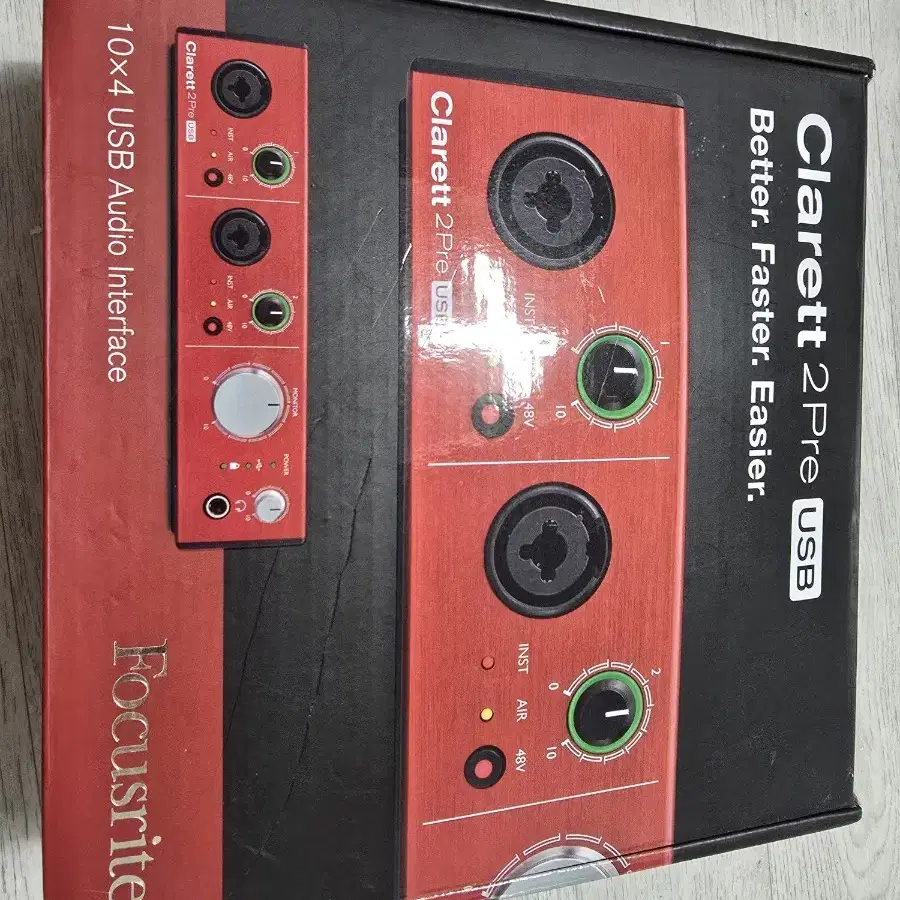 포커스라이트 클라렛 2Pre (Focusrite Clarett) 오인페