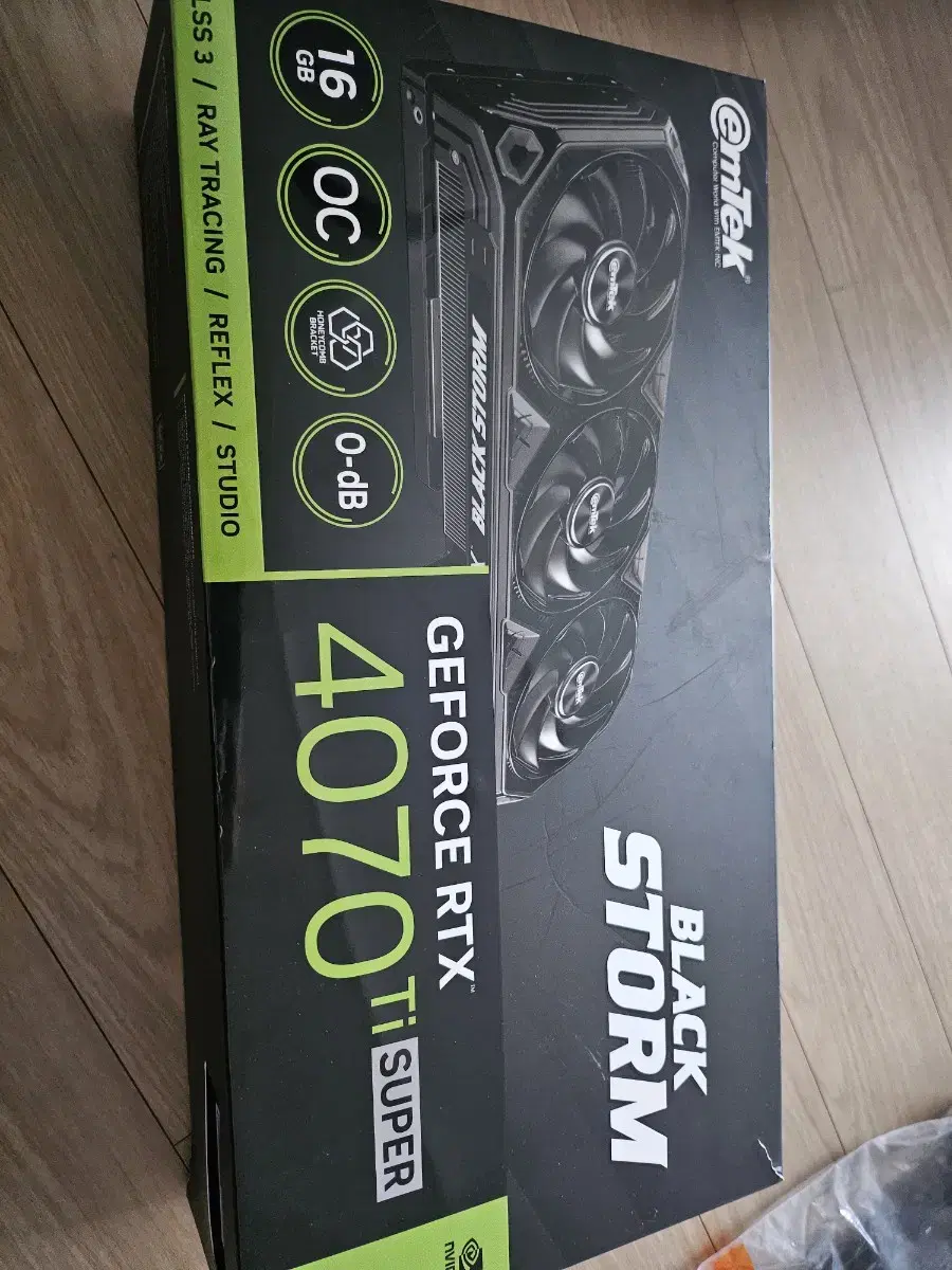 (서울)이엠택 4070ti super 16기가 블랙스톰팝니다