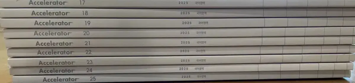 2025 시대인재 국어 엑셀러레이터 9권 일괄