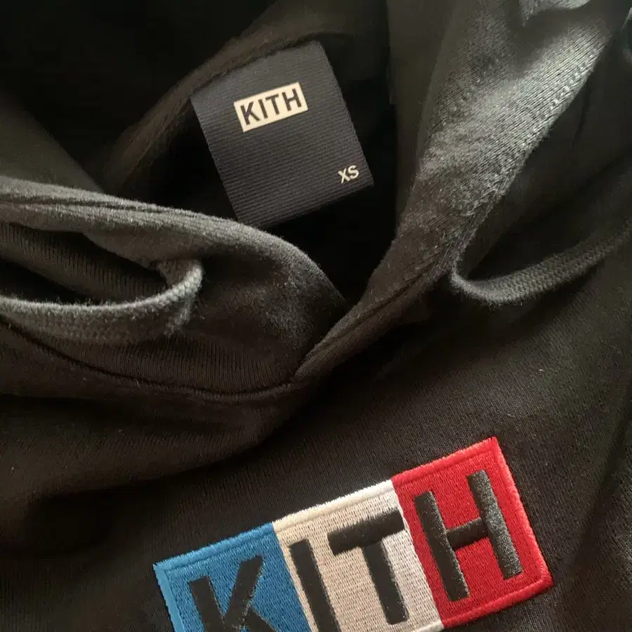 Kith 파리 박스로고 후드 XS