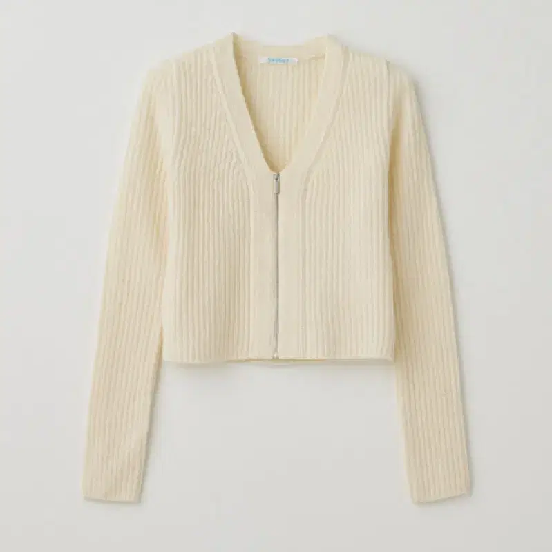 [새상품] 타낫 v-neck zip up cardigan 가디건