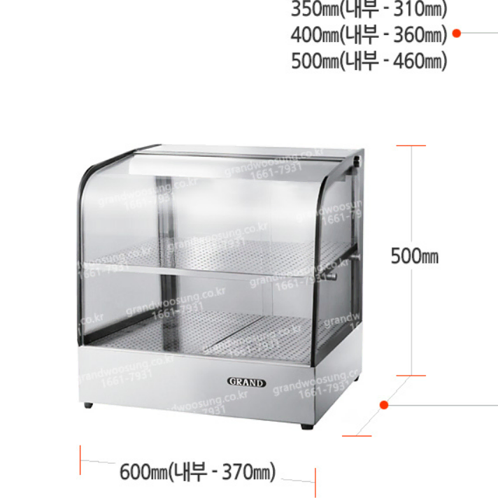 온장고 / 온열쇼케이스 새상품 곡면 2단 600/900/1200