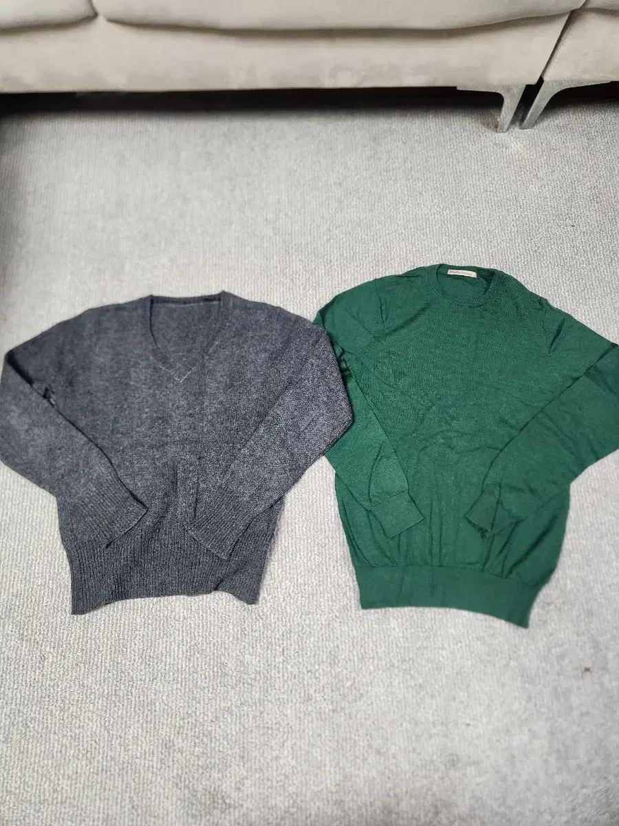 <새상품급>Women's size 44 thin knit, 2 pieces