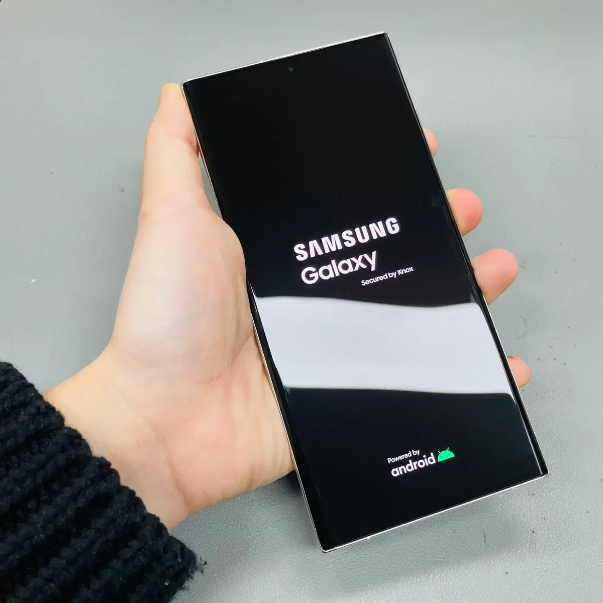 갤럭시 S23울트라 크림 256GB U+ 거의S급무잔상초특가판매