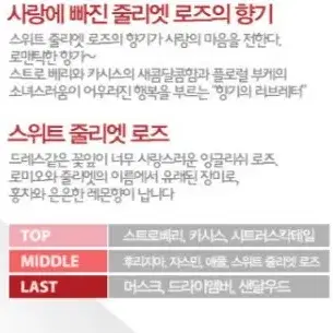 [러브 패스포트] 줄리엣 러브레터 향수 (딸기 플라워 향)