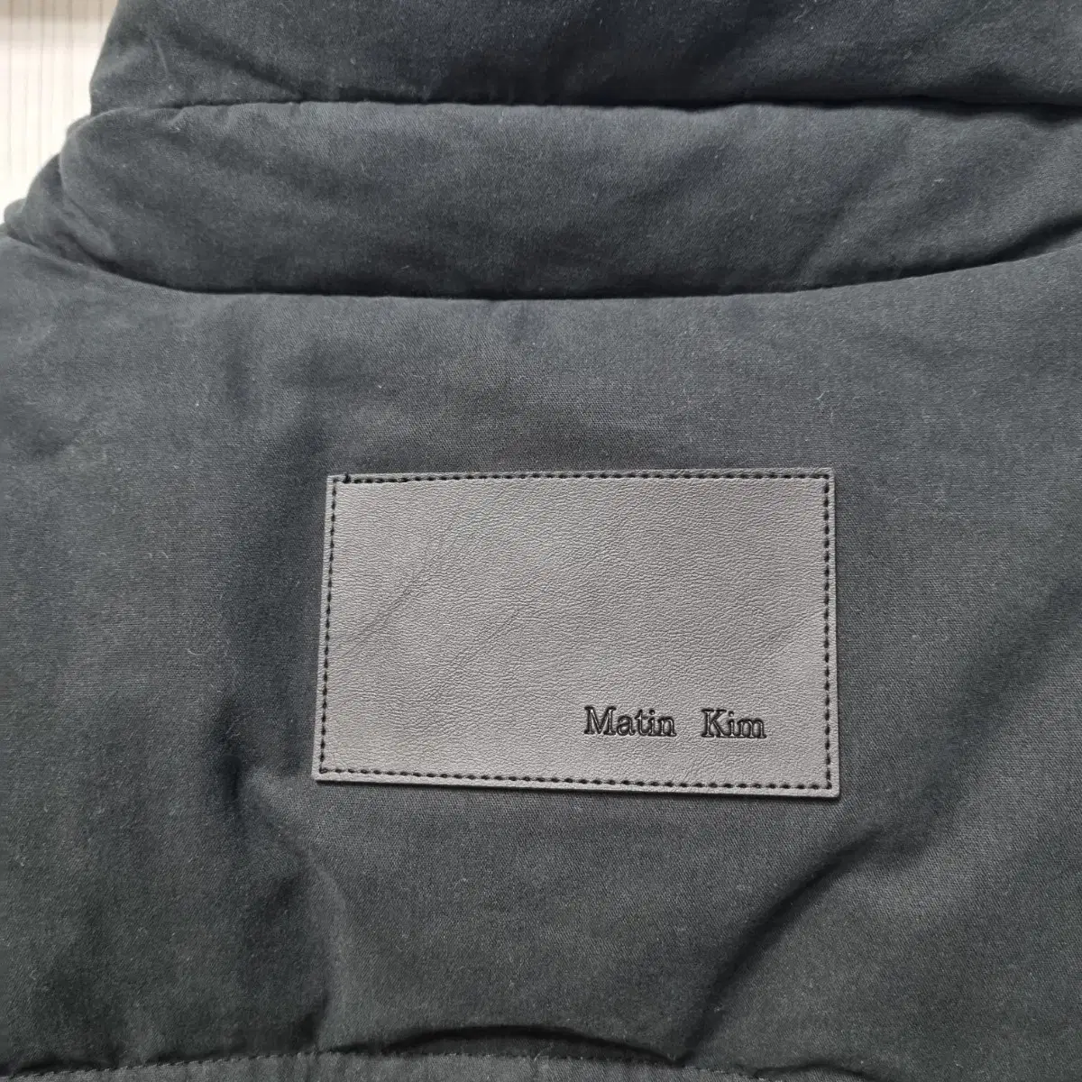 마뗑킴 워시드 버튼 다운점퍼패딩 MatinKim WASHED BUTTON