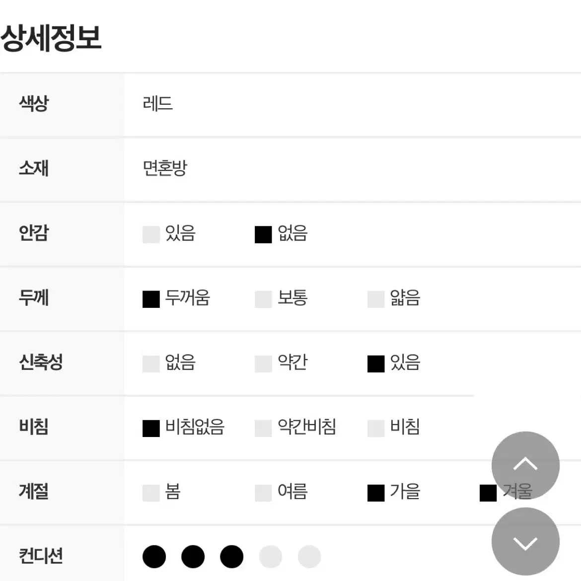 빈티지 크리스마스 니트 스웨터(레드)